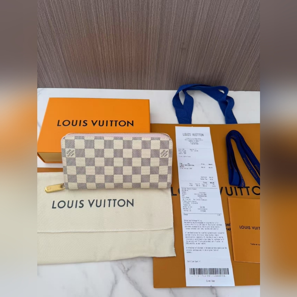 Louis Vuitton Damier Azure Zippy Wallet